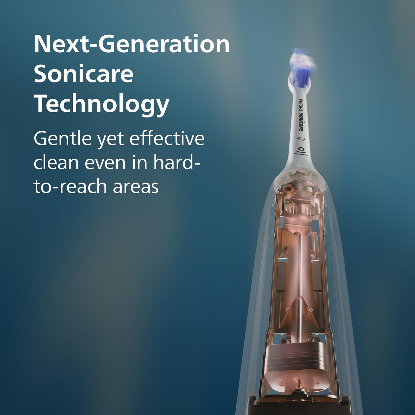 Philips Sonicare Serie 7300 Cepillo de Dientes Eléctrico Sónico, Sensor de Presión, 12 Ajustes de Cepillado, Estuche de Viaje – Blanco (HX7420/07)