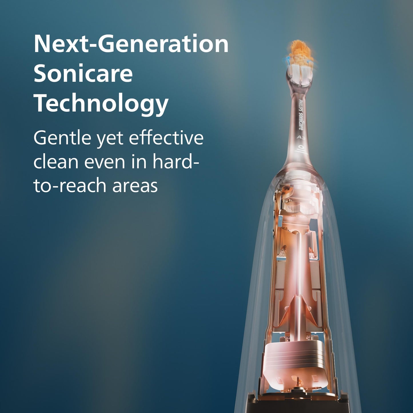 Philips Sonicare Serie 7300 Cepillo de Dientes Eléctrico Sónico, Sensor de Presión, 12 Ajustes de Cepillado, SmarTimer y BrushPacer, Estuche de Viaje Negro (HX7421/07)