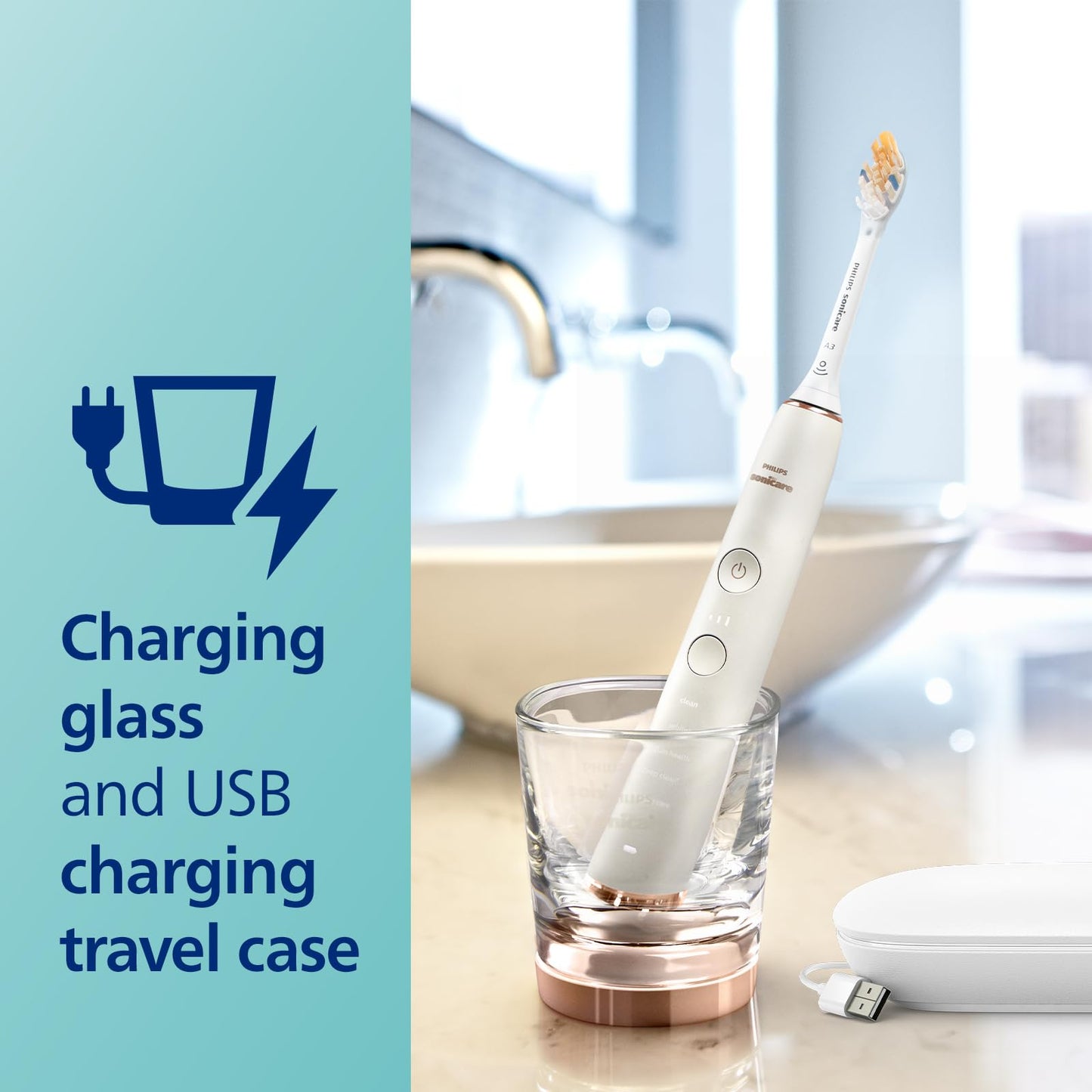 Philips Sonicare DiamondClean Smart 9500 Rose Gold HX9923/61