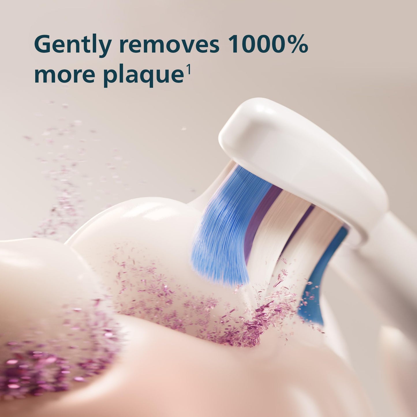 Philips Sonicare Serie 6700 Cepillo de Dientes Eléctrico Sónico, Sensor de Presión, 9 Ajustes de Cepillado, SmarTimer, Estuche de Viaje  Rosa Claro (HX7412/04)